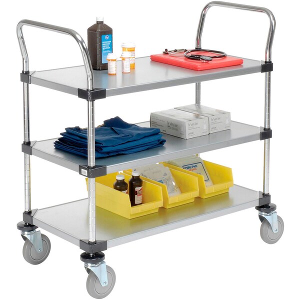 Nexel Stock Cart, Steel, 36 in L, 18 in W, 38 in H 489065 - main